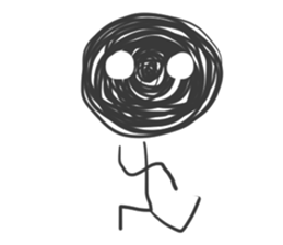 Swirl Man sticker #10312801