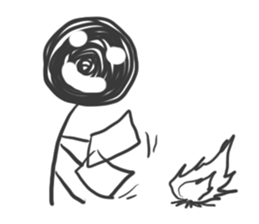 Swirl Man sticker #10312809