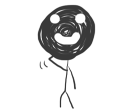 Swirl Man sticker #10312812