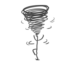 Swirl Man sticker #10312815