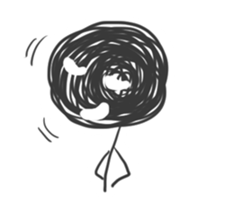 Swirl Man sticker #10312819
