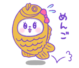 Grooming cat sticker #10312855