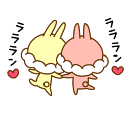 Whip rabbit sticker #10312925