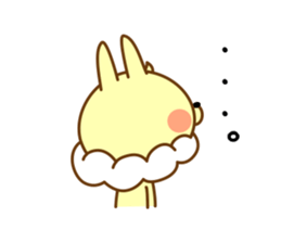 Whip rabbit sticker #10312933