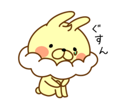 Whip rabbit sticker #10312935