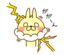 Whip rabbit sticker #10312937