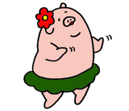 pig pig pig pig life sticker #10313910