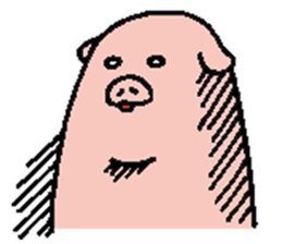 pig pig pig pig life sticker #10313926