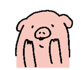 pig pig pig pig life sticker #10313929