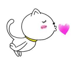 The cat which is a good feeling 6 sticker #10314468