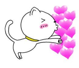 The cat which is a good feeling 6 sticker #10314469