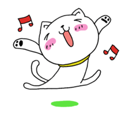 The cat which is a good feeling 6 sticker #10314470