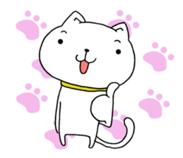 The cat which is a good feeling 6 sticker #10314482