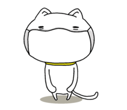 The cat which is a good feeling 6 sticker #10314484