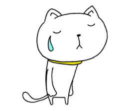 The cat which is a good feeling 6 sticker #10314486