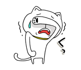 The cat which is a good feeling 6 sticker #10314487