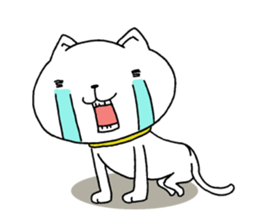 The cat which is a good feeling 6 sticker #10314488