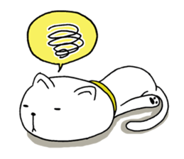 The cat which is a good feeling 6 sticker #10314489