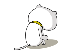 The cat which is a good feeling 6 sticker #10314491