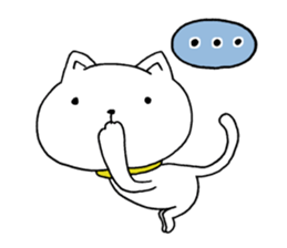 The cat which is a good feeling 6 sticker #10314499