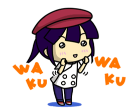 Waku Waku Work Girl3(pastry chef V) sticker #10314745