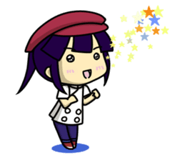 Waku Waku Work Girl3(pastry chef V) sticker #10314748