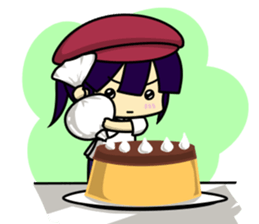 Waku Waku Work Girl3(pastry chef V) sticker #10314766