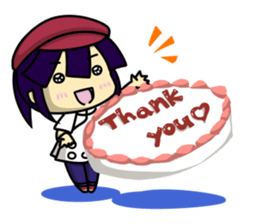 Waku Waku Work Girl3(pastry chef V) sticker #10314770