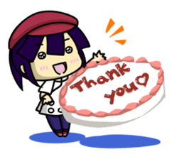 Waku Waku Work Girl3(pastry chef V) sticker #10314770