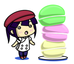 Waku Waku Work Girl3(pastry chef V) sticker #10314772