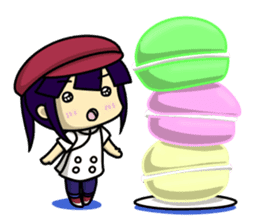 Waku Waku Work Girl3(pastry chef V) sticker #10314772