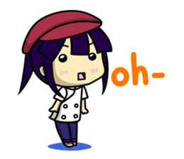 Waku Waku Work Girl3(pastry chef V) sticker #10314774