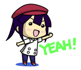 Waku Waku Work Girl3(pastry chef V) sticker #10314775