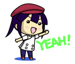 Waku Waku Work Girl3(pastry chef V) sticker #10314775