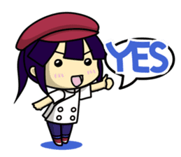 Waku Waku Work Girl3(pastry chef V) sticker #10314776