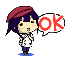Waku Waku Work Girl3(pastry chef V) sticker #10314778