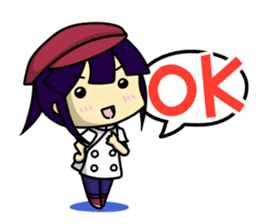 Waku Waku Work Girl3(pastry chef V) sticker #10314778