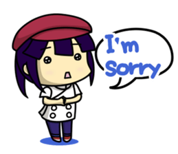 Waku Waku Work Girl3(pastry chef V) sticker #10314779