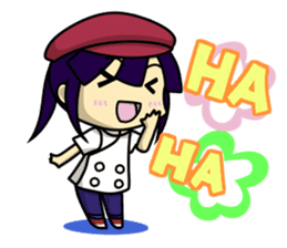 Waku Waku Work Girl3(pastry chef V) sticker #10314781