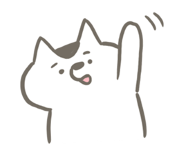 Cat is attractive sticker #10315270