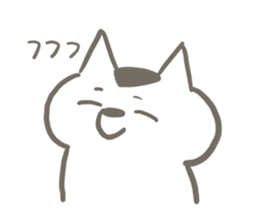 Cat is attractive sticker #10315271