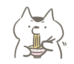 Cat is attractive sticker #10315273