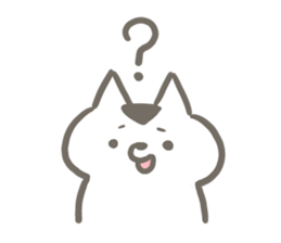 Cat is attractive sticker #10315274