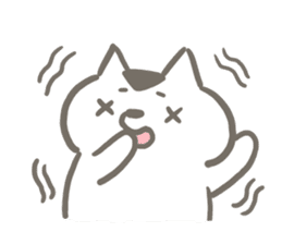 Cat is attractive sticker #10315278