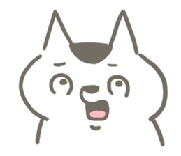 Cat is attractive sticker #10315279