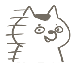 Cat is attractive sticker #10315281