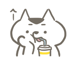 Cat is attractive sticker #10315282