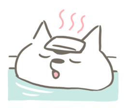 Cat is attractive sticker #10315287