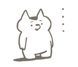 Cat is attractive sticker #10315288