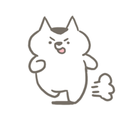 Cat is attractive sticker #10315289